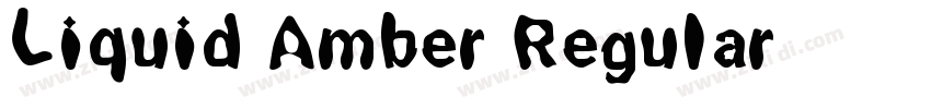 Liquid Amber Regular字体转换 Liquid Amber Regular字体转换